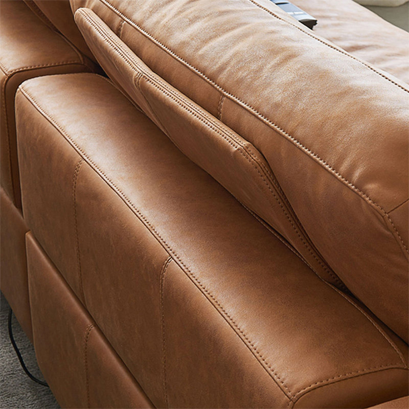 Orange 100% Polyester Modular Sofa cushion Loveseat