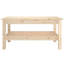 Table basse en bois massif avec rangement Kanthiah-637109981
