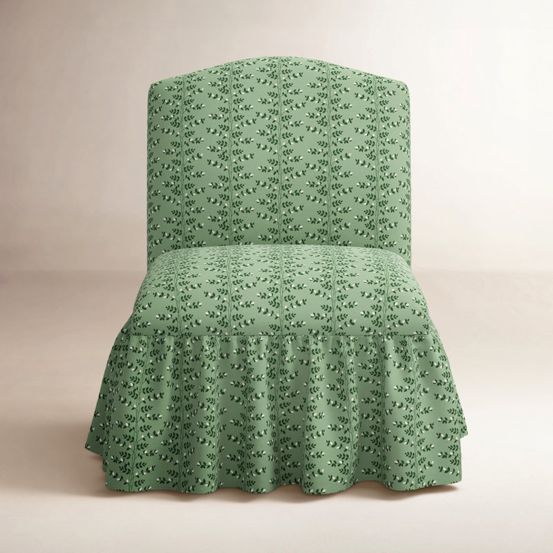 Fauteuil de chambre Edie en vignes grimpantes - vert, Vert vignes grimpantes