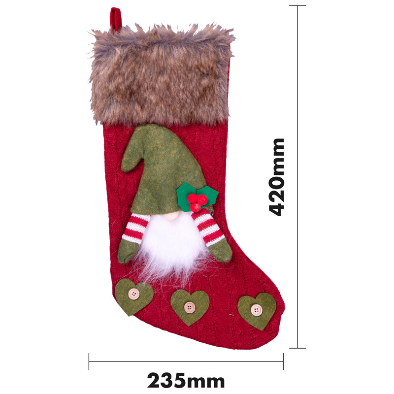 Silk Stocking Holder, Red