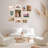 Picture Frame With Mat, Natural Wood Picture Frames Set Of 4 Packs, Wood Frame High Definition Glass Frame, MDF Wood Frame Tabletop And Wall Mounting Horizontal Or Vertical Display-1768059049-1768059054