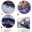 Christmas Train Journey II - Train Metal Wall Art-1995632427