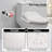 5 Pieces Bathroom Hardware Accessories Set Towel Bar Set Wall Mounted,Stainless Steel-117306413