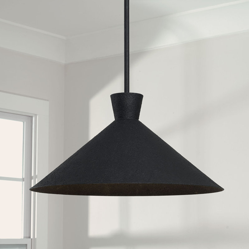 Luminaire suspendu conique à 1 lumière Lamborn