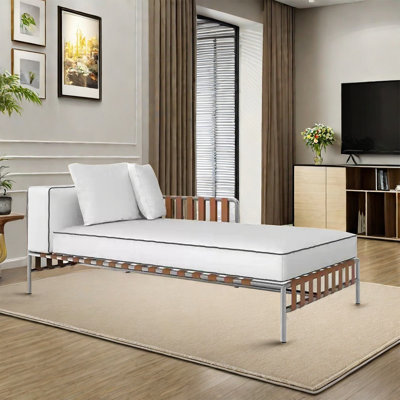 Chaise confortable en acier inoxydable
