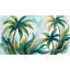Papier peint tropical avec décoration murale aquarelle palmiers-710767617-710767618