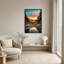 «Sandstone Arch Over Stream at Sunset», art mural sur toile-134028361