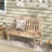 Garden Bench All-Weather HDPE 2-Person Outdoor Bench for Front Porch Backyard-1158553323
