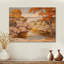 Pecos River In Texas I - Décoration murale paysage moderne sur bois de pin naturel-1109247381