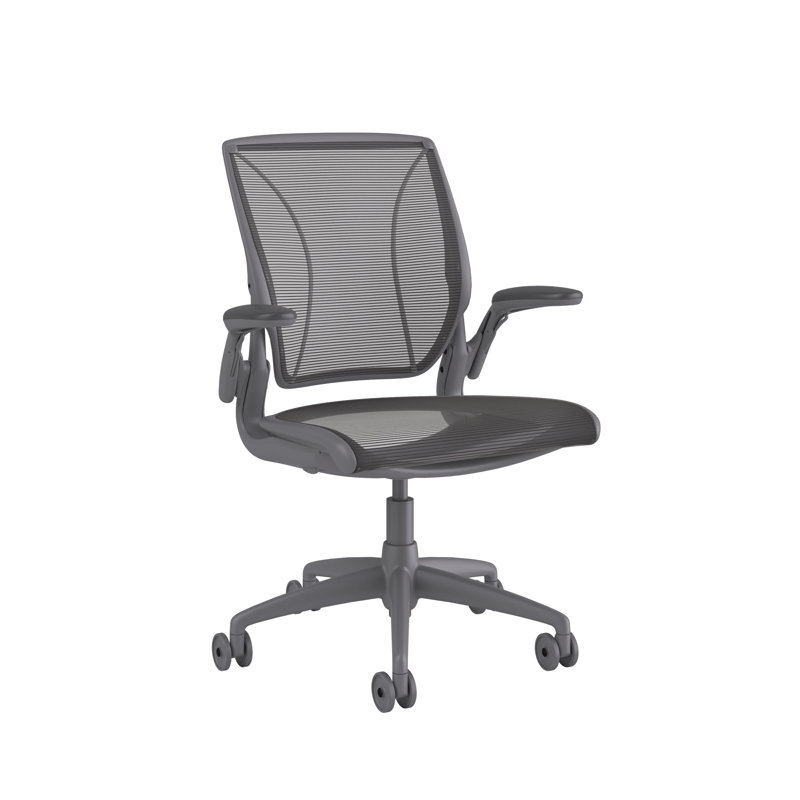 Chaise de travail diffrient world, Rayures / gris, Rayures / gris pâle, Gris
