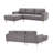 2-Piece 90" Upholstered L Shape Sectional Sofa-1656748951