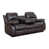 Lowell Brown Faux Leather  selected