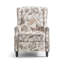 Ameiah 74 cm W Upholstered Wing Back Manual Push Back Recliner with Naihead Trims-618105652