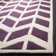Deedie Hand Tufted Wool Chevron Rug