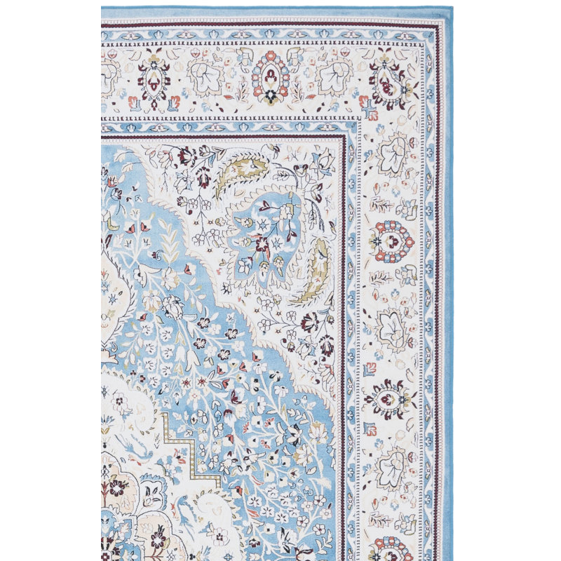 Tapis oriental performance lavable à la machine MSRW Tucson 136, Tapis de couloir 2 pi x 5 pi