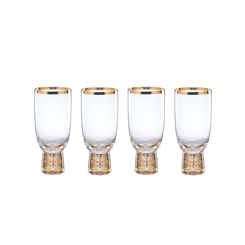 Lenox Tuscany Classics Gold Frost All-Purpose Glasses, Set Of 4