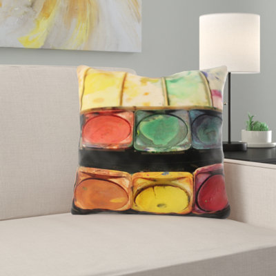 Outdoor Reversible Throw Pillow