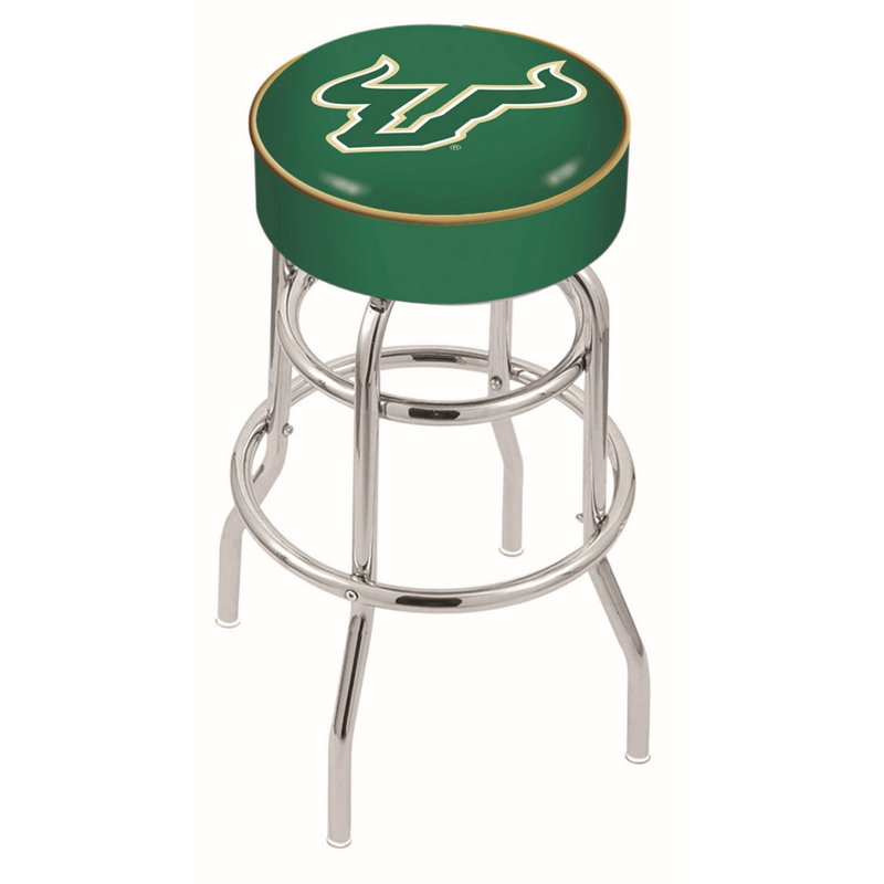 NCAA Swivel Bar & Counter Stool, Bar Stool (30" Seat Height), South Florida