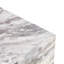 Table basse - Panneau de fibres à densité moyenne à motif de pierre grise - 39,3 po x 21,7 po x 11,8 po - Texture tendance