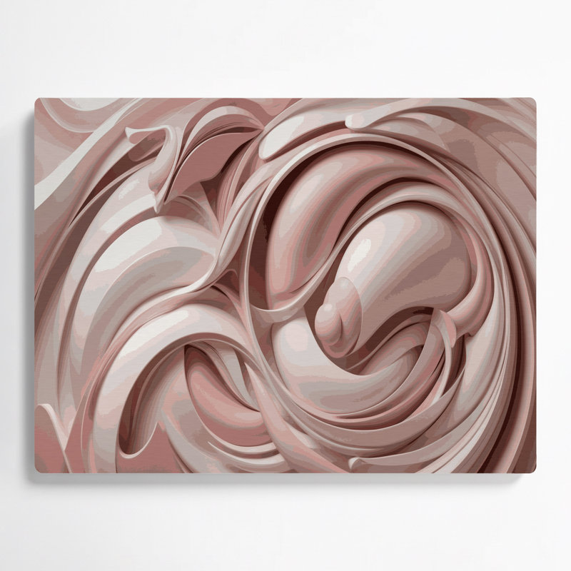 «Biomorphic Abstraction 67», art mural en métal brun, H 20 po x l 30 po