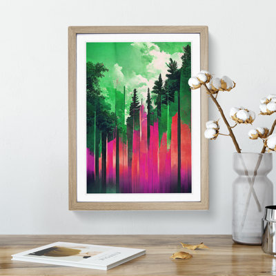 Abstract Forest No.1 - Framed Print