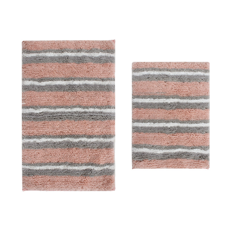 Amyr Non-Slip Bath Rug, Pink