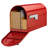 Boulder Post Mounted Mailbox-45393463