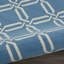 Tapis géométrique bleu / ivoire Kardinya-1818059073