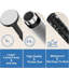 48cm Straight Shower Curtain Pole & Hook Set-354729400