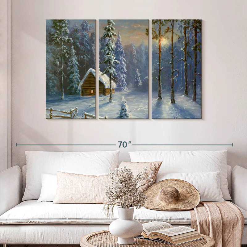 Peinture à l'huile Alvord, H 32 po x l 50 po