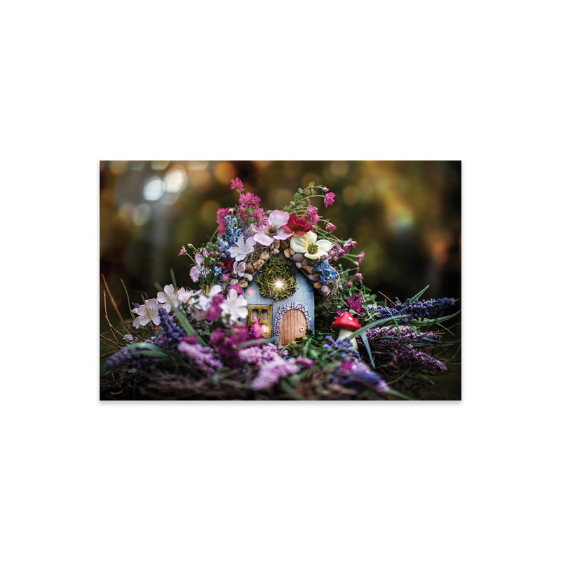 Magical Fairy House, reproduction sur verre acrylique