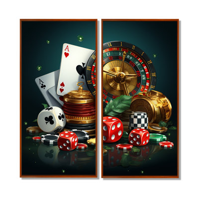 Décoration de casino - jeu de poker - poker II