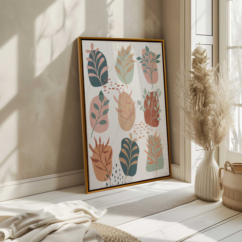 «Whispering Leaves II», reproduction sur toile dans un cadre, H 12,75 po x l 8,75 po, Érable américain