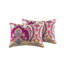 Ensemble d'édredon réversible en microfibre 8 pièces rouge / rose-986868335