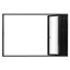 Porte pliante en aluminium noir à 5 panneaux de 144 po x 96 po KaMic Elite-Fold-109051307-109051311-109051316