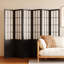 Paravent 6 panneaux de style japonais, noir-173903696-173903710