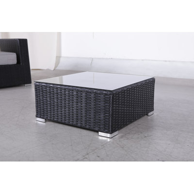 Bannerman Glass Top Glass Coffee Table