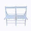 Chaise polyvalente pliable en bois massif pour divers environnements