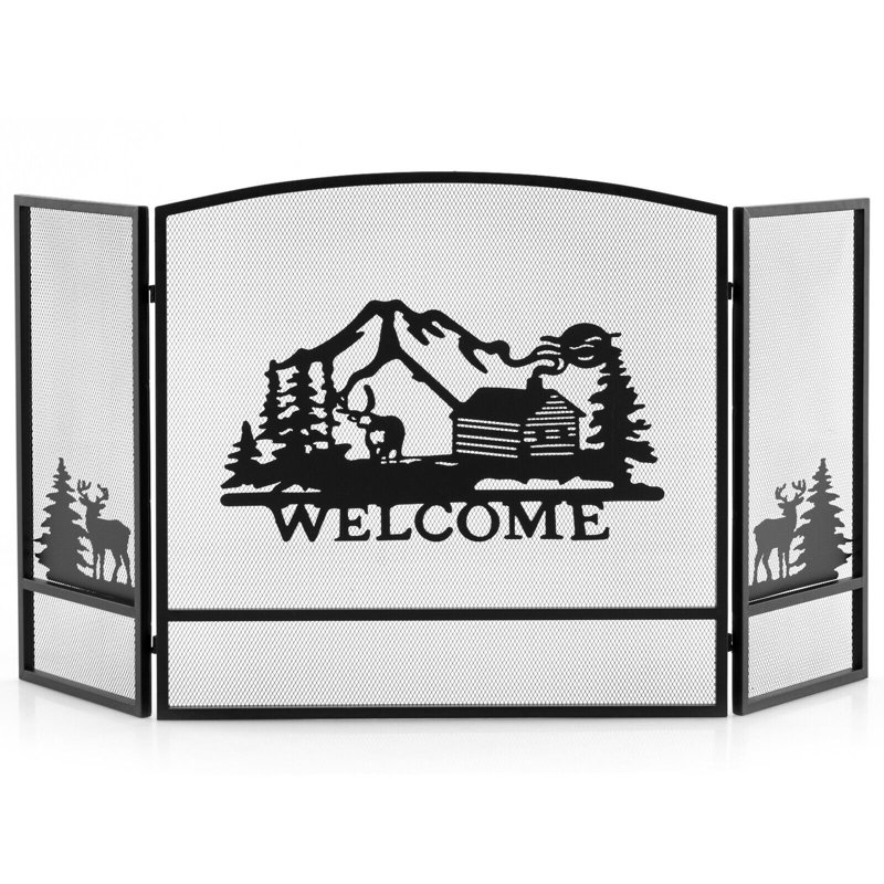 Brankovice Metal Fireplace Screen
