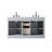 Ahner 60 inch Double Bathroom Vanity-174981257