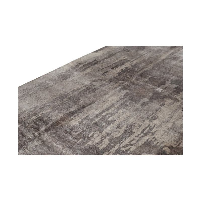 Abstract Area Rug in Copper