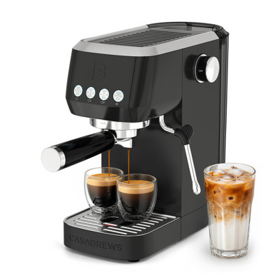 CASABREWS 3700E 20 Bar Espresso Machine Cappuccino Maker with Milk Frother