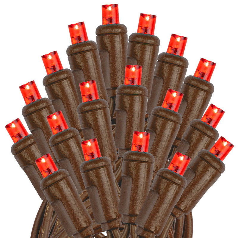50 guirlandes lumineuses à DEL, Rouge