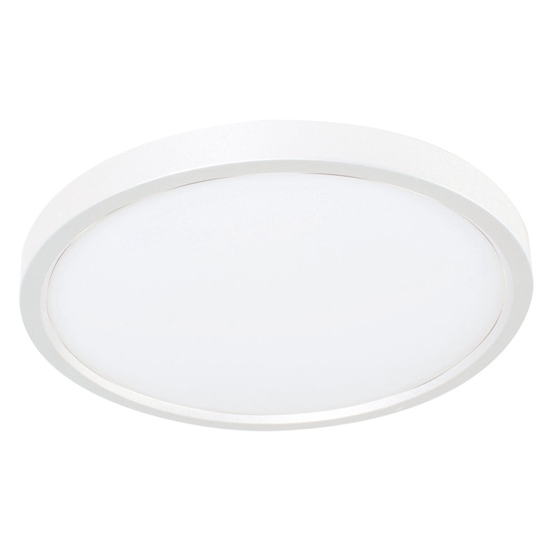 Plafonnier encastré à DEL, Blanc, H 0,67 po x l 12 po x P 12 po