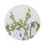 Cherry Blossom Red Vegan Leather Round Coasters-1438984488