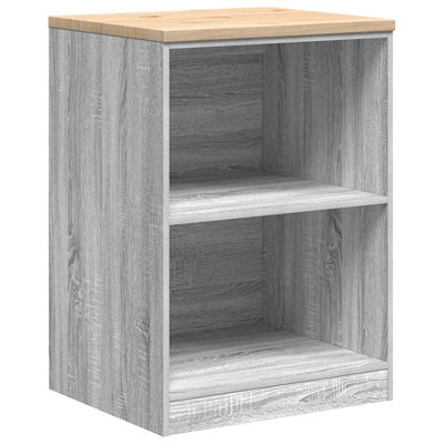 Solid Wood Single Storage Cabinet ( 85cm H x 60cm W x 51cm D)