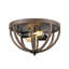 Plafonnier encastré 13 "2 lumières Tiphaine