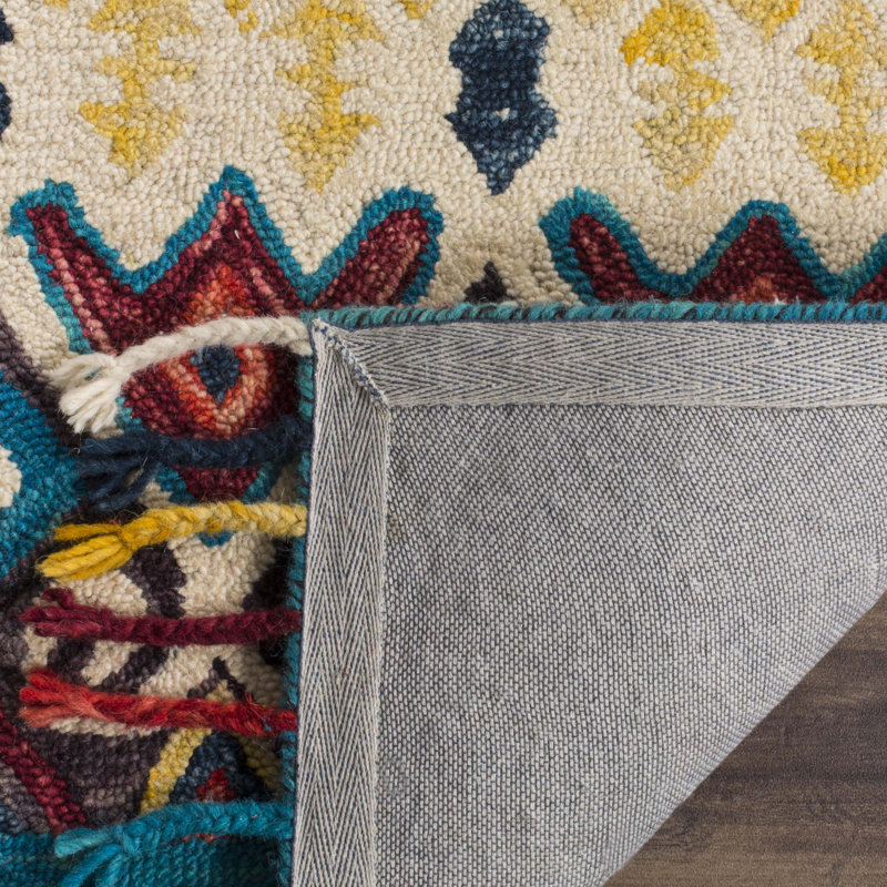 Vahakn Hand Tufted Wool Oriental Rug, Rectangle 4' x 6'