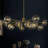 Burness 15 - Light Sputnik Modern Linear Modern Glass Bubble Dining Chandelier
