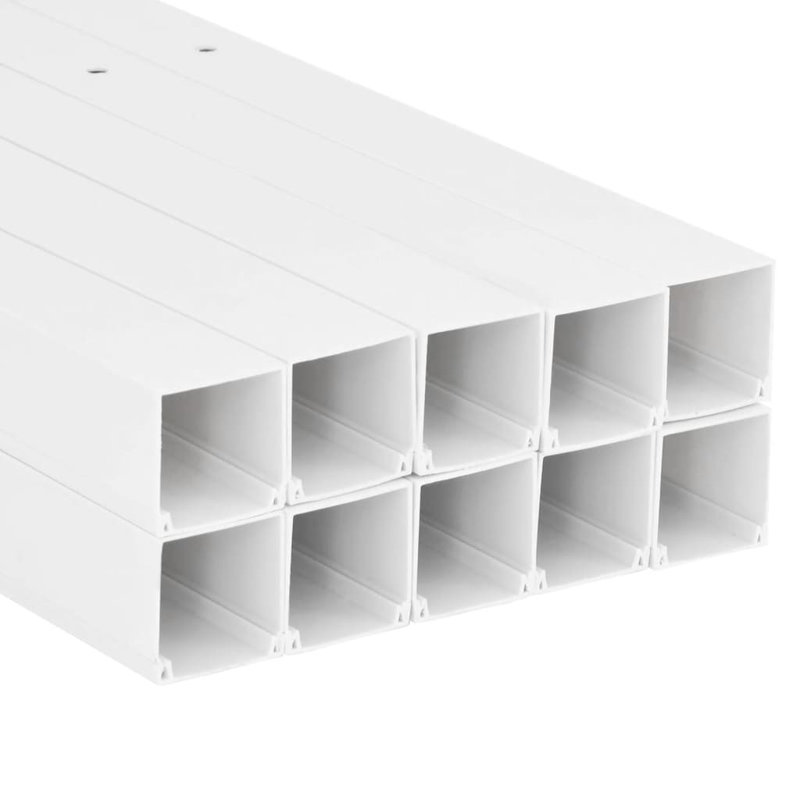VidaXL Cable Cover, 1.6" H x 39.4" W x 2.4" D